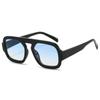 Nuevas Gafas de Sol Piloto Transfronterizas Estilo Europeo y Americano Simples y Versátiles Gafas de Sol de Moda de PC para Hombres y Mujeres