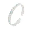 Plata Pura 9999 Esmalte Antiguo Trébol Mariposa Base Pulsera de Plata Pura para Mujeres Venta al por Mayor Estilo Chino Nuevo Regalo