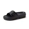 Nuevas Pantuflas Transfronterizas, Moda de Verano para Exteriores, Sandalias de Tacón Alto, Sandalias de Playa de Suela Gruesa con Hebilla, Dos Formas de Usar