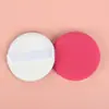 Esponja de Cojín de Aire Pay de Fresa Sin Látex Doble Uso Maquillaje Seco y Húmedo Esponja Redonda Herramienta de Belleza Polvo Fijador Herramienta Mágica Polvo Suelto