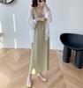 Saia preta com suspensórios, saia preta pequena, feminina, 2.023, novo vestido longo de chiffon com fundo de verão