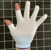 Guantes Finos de Nylon para Dos Dedos con Dedos Rotos, Transpirables para Recolección, Pantalla Táctil, Resistentes al Desgaste para Trabajo al por Mayor