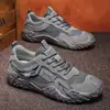 Nuevos Zapatos de Hombre de Otoño Malla Transpirable Suela Suave Ligera Zapatos de Senderismo Versátiles Zapatos Deportivos para Exteriores Zapatos Casuales de Papá de Moda