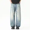 2026 Jeans Nuevos de Verano Modernos Sueltos Rectos Casuales Versátiles Pantalones Largos Estilo Americano Jeans de Moda