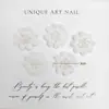 Flores de Organza Hechas a Mano de Múltiples Capas con Perlas de 3 cm para Ropa Infantil, Zapatos, Bolsos, Vestidos, Cortinas, Decoración DIY para el Hogar y Accesorios Florales