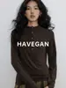 Camiseta Interior de Manga Larga de Lana Havegan/Tencel para Mujer Estilo Nuevo 2026 Cuello Mao Ajuste Ceñido Elástica
