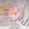 Camelia Cabeza de Flor Pequeña Flor Artificial Falsa Hecha a Mano Horquilla DIY Guirnalda Venta al por Mayor Boda Retro Ramillete Accesorios de Fotografía
