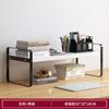 Estantería de escritorio de fábrica cuidadosamente seleccionada, estante de almacenamiento pequeño y simple de hierro para dormitorio, estante de oficina, almacenamiento de mesa para sala de estar