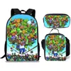Plantas vs. Mochila de Zombis Mochila Escolar Anime Dibujos Animados Cartera