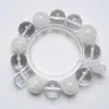 Piano de la Luna Nieve Voladora Cristal Natural Copo de Nieve Fantasma Pulsera Hecha a Mano para Mujeres, Versátil Pulsera Aclarante de Aguamarina Venta al por Mayor