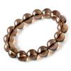 Mar da China Oriental Cristal de Chá Pulseira de Cristal Masculina e Feminina Cristal de Chá Cristal Fumê Anel Único Pulseira de Contas de Buda Especificações Completa 6-16mm Presente Mão