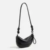 Bolso de Diseño Nicho para Mujer Nuevo Transfronterizo Bolso de Hombro de Cuero Suave de Moda Bolso para Axila Todo Fósforo Bolso Cruzado Simple Kink