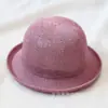 Nuevo Sombrero de Copa Verano Combinación Perfecta Moda Color Sólido Sombrero Fresco Estilo Coreano Sombrero de Copa Enrollable Transpirable Protección Solar Sombrero de Paja Sombrero Hueco