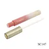 Material de Embalagem para Tubo de Gloss Labial Cosmético de Produção de Fábrica Tubo de Máscara Moldado por Injeção Redondo de 2,5 ml Cabeça de Escova Trocável