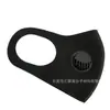 Mascarilla de Esponja Estéreo 3D de Doble Capa de Poliuretano Lavable y Reutilizable Mascarilla de Esponja Negra a Prueba de Polvo con Válvula