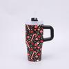 Copo Isolado de 14 oz Série Desenho Animado Natal Halloween Aço Inoxidável Mini Alça Personalização Multicolor
