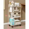 Estante de Almacenamiento de Escritorio Organizador de Escritorio Multicapa Estante de Hierro Forjado Mesa de Dormitorio Estudiantil Estantería Pequeña de Escritorio Estante en Capas para Escritorio de Oficina