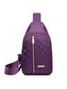 2026 Nueva Bolsa de Pecho de Nailon Bordada para Mujer, Bolso Cruzado Bordado de Moda y Versátil, Simple para Viajes al Aire Libre y Uso Diario