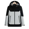 9588 ropa de carga para hombre y mujer con forro polar, logotipo estampado, overol de montañismo para exteriores de grafeno, abrigo de nueva moda