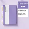 Cuaderno de Espiral Personalizado Transfronterizo con Tapa de Cuero, Sencillo y Elegante, Cuaderno Diario Universitario Engrosado con Correa de PU