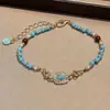 Pulseira de pérolas requintada estilo francês, moderna e sofisticada, design criativo para o dia a dia, acessório elegante e versátil