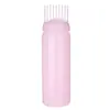 Coloração de Cabelo Cuidados com o Cabelo Dente Coloração de Cabelo Reparação Capilar Garrafa de Lavagem a Seco com Escala Cabeça de Escova de Massagem Espessada Garrafa de Shampoo