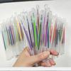 Conjunto de Canetas Gel Coloridas Amazon Transfronteiriço Caneta Flash Fluorescente Caneta Metálica 72 Cores