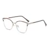Gafas Planas Fotocromáticas Anti-Luz Azul Ojo de Gato para Mujer Adelgazantes Moda Transfronteriza Europea y Americana Tendencia Casual Gafas Anti-Luz Azul