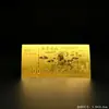 Lembranças de Barra de Ouro Pequena e Nota de Ouro do Ano do Cavalo, Artesanato em Metal, Enfeites de Presente, Presentes de Seguro, Pequenos Presentes Práticos