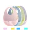 Baberos de Silicona Ulrafinos Listos para Usar del Fabricante, Suplementos Alimenticios, Silicona de Platino Impermeable, Baberos Ligeros 3D para Bebés y Niños