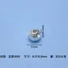Prata Pura S999 Contas Espaçadoras Retrô Contas Redondas de Meteorito Contas Soltas Marteladas Pulseira de Corda DIY Feita à Mão Acessórios de Joias com Contas