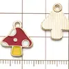 Set Mixto de 20 Colgantes de Aleación de Esmalte Coloridos de Casa de Dibujos Animados y Champiñón Accesorios para Pulsera, Collar, Joyería DIY