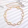 Corrente de Cintura Feminina Decorativa Fina Simples Versátil Vestido Prata Estilo Étnico Corrente de Ferro Moda Saia com Franjas