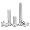 Tornillos de Cabeza Cruzada Paneles de Acero Inoxidable 201 al por Mayor, Tornillos de Cabeza Redonda, Piezas Mecánicas de Alta Resistencia Fuente