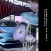Lanterna de Abertura e Fechamento Eletromecânica Grande Decoração de Natal Adereços Decoração Shopping Center Flores Artificiais De Chão Venda Direta