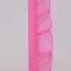 [Colorido en Stock] Adorno de Encaje Fruncido Elástico Transparente de 1.5 cm con Nylon y Spandex, Suministro Directo del Fabricante de Accesorios para Ropa