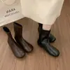 Botines ajustados de punta redonda para mujer, estilo coreano, que aumentan la altura, colección de otoño/invierno 2026, versátiles y elegantes, para el día a día