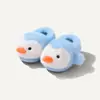 Zapatos de Algodón Infantiles Cálidos de Felpa, Zapatillas de Piel para Niños y Niñas, Zapatillas de Algodón Infantiles para Niños Pequeños, Talón Cerrado, Invierno