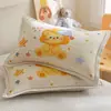 Fundas de Almohada de Gasa de Dibujos Animados para Niños, un Par de Fundas de Almohada de Algodón Puro para Uso en el Hogar, Cubierta Interior para Relleno de Almohada 40X60