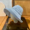 Nuevo Sombrero de Pescador de Color Sólido Estilo Coreano para Mujer Ligero de Secado Rápido Versátil Moda que Resalta la Cara Protección Solar Pequeña Sombrero para el Sol Protección UV