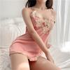 Lingerie Mulheres Puro Desejo Sexy Bordado Nightdress Split Lace Sling Tentação Saia Uniforme Passion Suit
