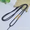 Cuerda Redonda Pequeña Trenzada a Mano Hilo Dorado Colgante de Joyería que Mejora la Fortuna Cordón para Collar Ajustable al por Mayor Fabricante