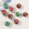 Accesorios de bola de pelo de lana de felpa colorida para otoño e invierno, diadema hecha a mano para bricolaje, accesorios para el cabello, diadema, accesorios de joyería para mujer, venta al por mayor