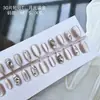 30 peças de unha usadas à mão incrustadas com diamantes atmosfera simples novo estilo pode ser dividido em 3 jardas para usar a unha acabada sem machucar a unha