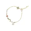 Pulseira de Cristal Cintilante Estrela Lua Diamante chic Celebridade Cibernética Menina Harajuku Super Fada Pulseira Estudante Mori Pulseira Simples