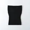 Atacado de Roupas Femininas Transfronteiriças Estilo Europeu e Americano Primavera Nova Top Tubo de Tricô Menina Quente Slim Fit Sexy Top Interno