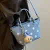 Bolso de Lunares para Mujer, Nuevo Modelo de Verano 2026, Bolso de Hombro Moderno y Exquisito, Bolso Cruzado tipo Cubo para Viajes Diarios