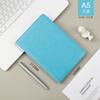 A5 Business Couro PU Papelaria para Anotações Presente Simples Diário Lado Rígido Caderno de Escritório Logo Personalizado