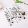 Compañero de clase Li 14 brocha de maquillaje para principiantes polvo suelto sombra de ojos rubor brocha de alto brillo brocha para corrector juego completo de brochas de maquillaje de pelo suave