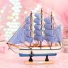 Corazón de niña creativa madera maciza velero estilo mediterráneo regalo de cumpleaños para amigos barco modelo